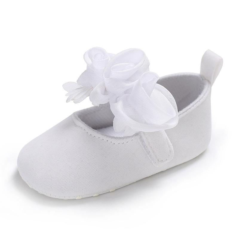 Baby Shoes Spring and Autumn 0-1 Years Old Girl Princess Shoes Small Flower Dance Shoes Soft Bottom Toddler Shoes