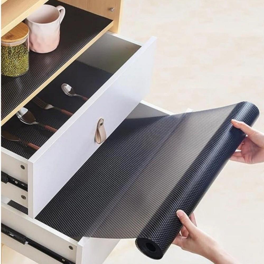 New EVA Shelf Liners Oil-proof Non-Slip Drawer Mat Non-Adhesive Waterproof Closet Placemat Table Pad For Kitchen Cabinets