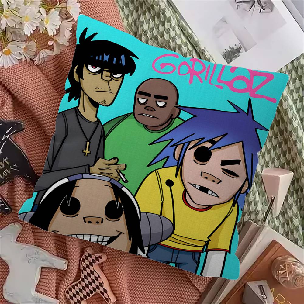 Gorillaz Хип-Хоп Персонализированная Наволочка Чехол от Пыли Спальня Детская Вечеринка Украшение Наволочка День Рождения Детский Подарок