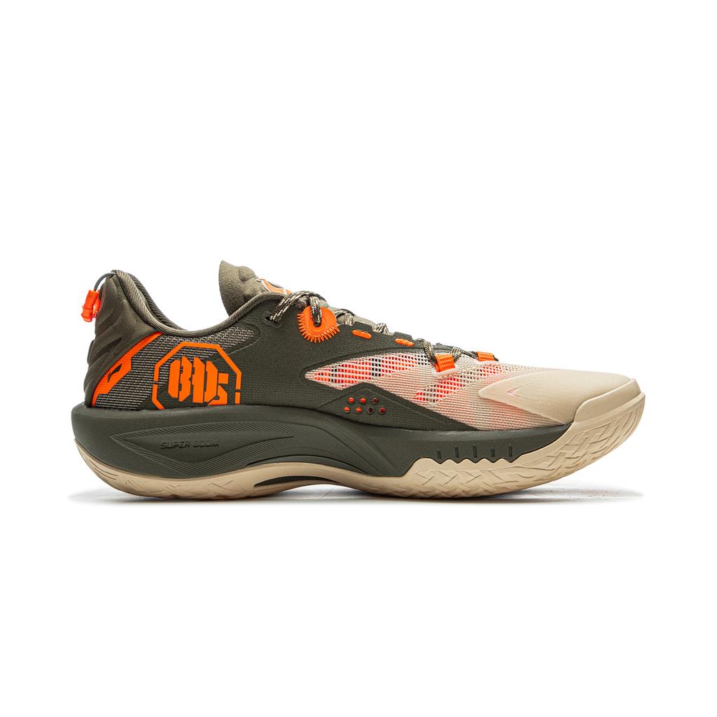Li Ning Guerilla 1 Super Cushioning Rebound Low top Basketball Shoes Men's Yellow Green ABFV005-1