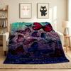 Butterfly Glitter Flannel Blanket Throw Blanket Soft Warm Sofa Bed Camping Car home Decor Unique Christmas Gift C93071