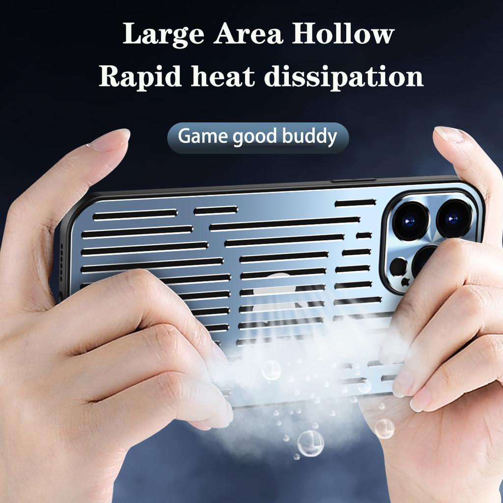 Официальный противоударный алюминиевый жесткий защитный чехол для Iphone 14 13 12 Pro Max 14pro Plus, металлическая дышащая охлаждающая крышка для камеры, принципиально