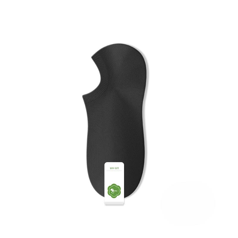 Носки-следки из чистого хлопка, которые не сползают, женские короткие и тонкие носки, впитывающие пот и предотвращающие появление запаха, короткие носки