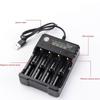 Intelligent Li-ion Battery Smart Charging Battery Charger For 18650 Charging 4 Slot USB Charger