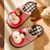 Детские нескользящие хлопковые тапочки - Теплая домашняя зимняя обувь для девочек и маленьких мальчиков, средние и большие размеры, милый дизайн.