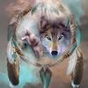 Feather Wolf Diamond Embroidery Crystal 5D Cross Stitch Diamond Painting DIY Wall Sticker