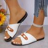 Ladies Shoes On Sale  Hot Sale Basic Women's Slippers Summer Beach Slippers Women Mixed Colors Flat Plus Size Shoes Women