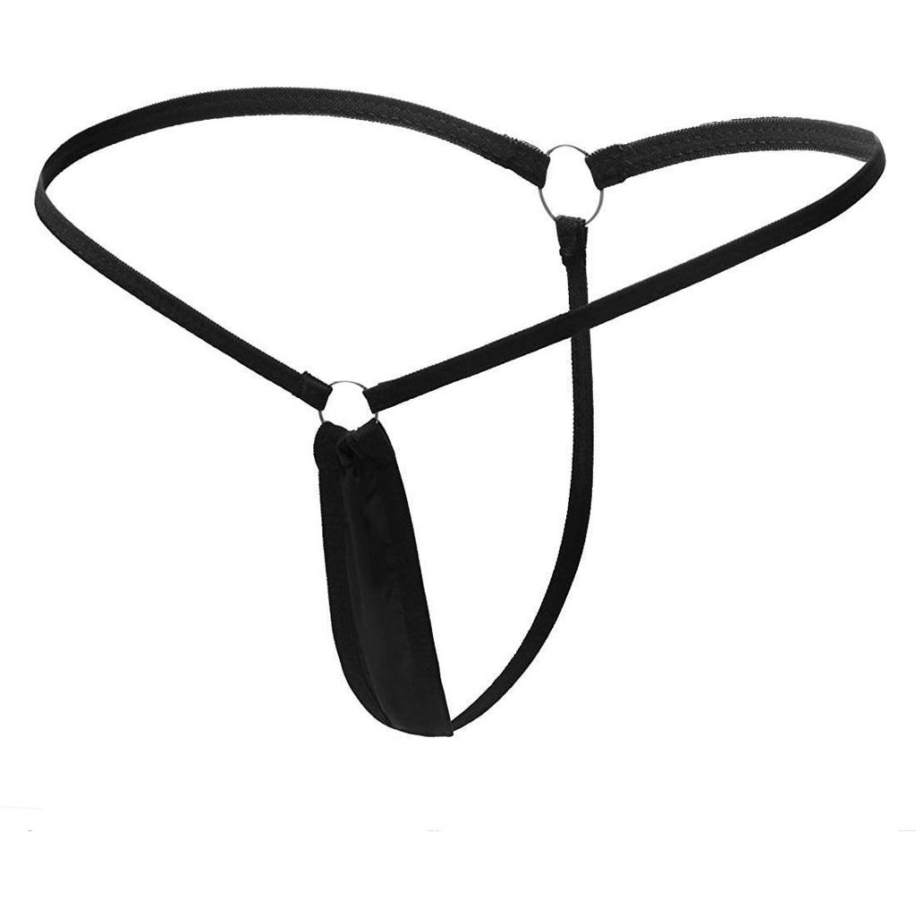 Ultra-Small Women's Thong: Solid Color, Simple, Versatile, Low Waist, Sexy One-String Mini Underwear