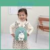 Pattern Plush Rabbit Childrens Backpack Outdoor Cartoon Mini Storage Bag