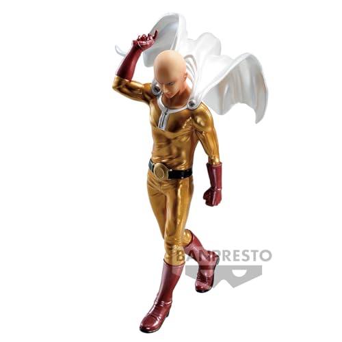 BANPRESTO One-Punch Man Сайтама Металлический цвет Bandai Spirits DXF Премиум фигурка