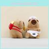 Cook Capybara Plush Pendant Toy Keychain Stuffed Doll Bag Decoration Gift Kids