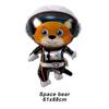 CUCU Rocket Astros Balloon Birthday Astronaut Spaceship Foil Balloons Cartoon Sci-Fi Space Anime Theme