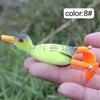 1 PCS Propeller Flipper Duck Fishing Lure Ducking Fishing Frog Lure 9cm 11.3gArtificial Bait Duckling 3D Eyes Day Baits Bass