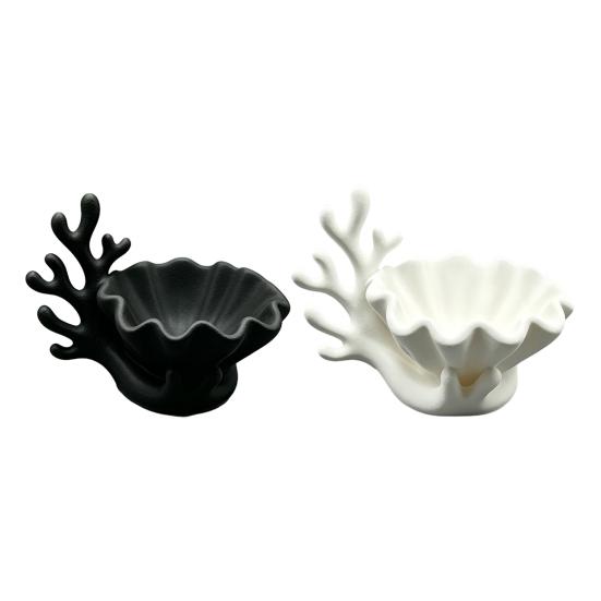 3D-печатная форма ракушки, подставка-поднос для ювелирных изделий, Океанская волна, органайзер с пазами, матовый держатель для колец, сережек, ожерелий на туалетный столик, День Матери