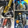 With  For BMW F800R F800 R Motorcycle Mudguard Front Fork Protector Guard Block  Fender Anti-fall Slider Accessories