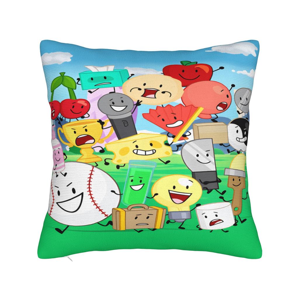 Чехол на подушку с мультяшным принтом BFDI Новинка Мягкие наволочки для дивана спальни Домашний декор