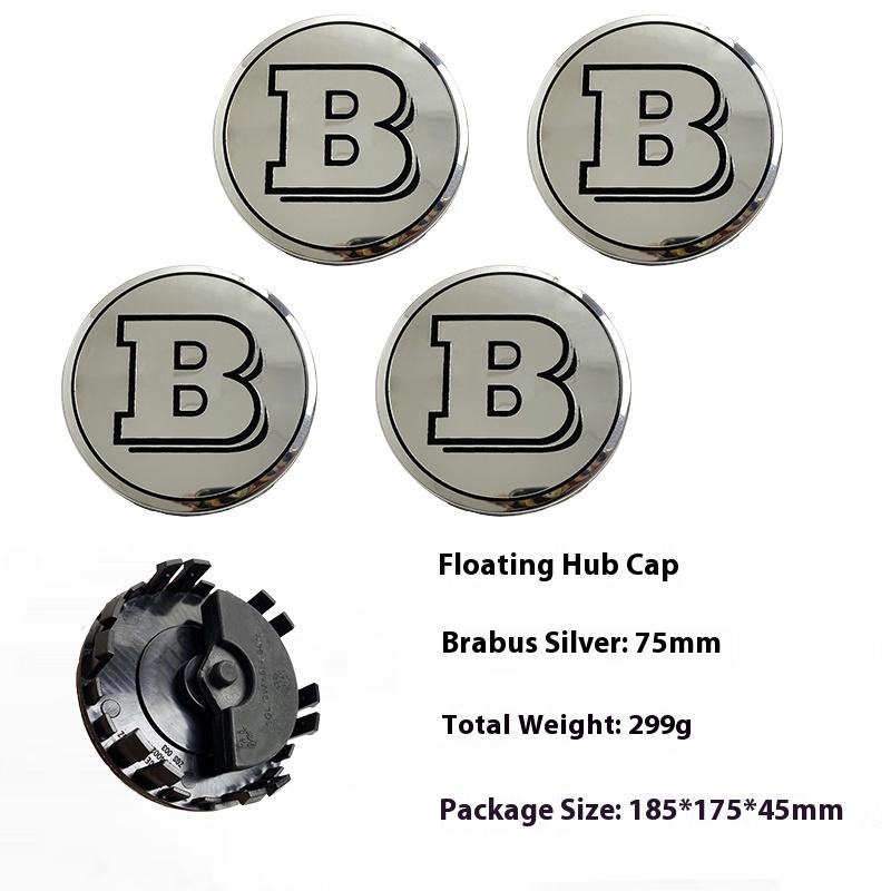 4pcs 75mm Car Wheel Hub Cover Caps Floating Center Caps for Mercedes Benz W203 W204 W205 W176 W177 W212 W213 A B C E S GLC GLE