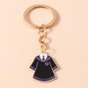 Cute Academic Dress Keychain for Graduation Ceremony Mortarboar Pendant for Students Bag Accessories Creative Jewelry Gift