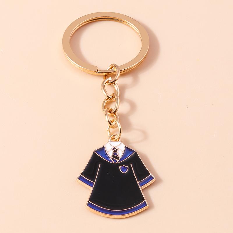 Cute Academic Dress Keychain for Graduation Ceremony Mortarboar Pendant for Students Bag Accessories Creative Jewelry Gift