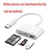 Многофункциональный кардридер USB-C с поддержкой TFSD, камеры и мобильного телефона