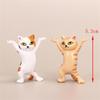 Funny Cat Doll Ornaments Kawaii Cats Pen Holder Plastic Crafts Earphone Support For Room Office Desk Accessories Home Decoration
