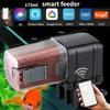 100ML/450ML/175ML/200ML Automatic Fish Tank Feeder Wireless Intelligent Remote Control Fish Feeding Machine Aquarium Timing Food Dispenser