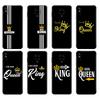 Черный чехол из ТПУ для Xiaomi Redmi 7A 8 8A 9 9A 9C, чехол Redmi Note 8T 8 Pro T Note 9 9S 9 Pro, чехол King Queen Lovers Couple