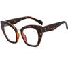 Big Frame Women Anti Blue Rays Prescription Glasses For The Nearsighted Cat Eye Short -Sight Eyewear Diopter 0 -0 .5 -0 .75 To -6 .0