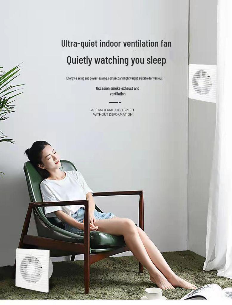 110 В Ouye Вытяжной вентилятор для ванной комнаты - Настенное вентиляционное решение