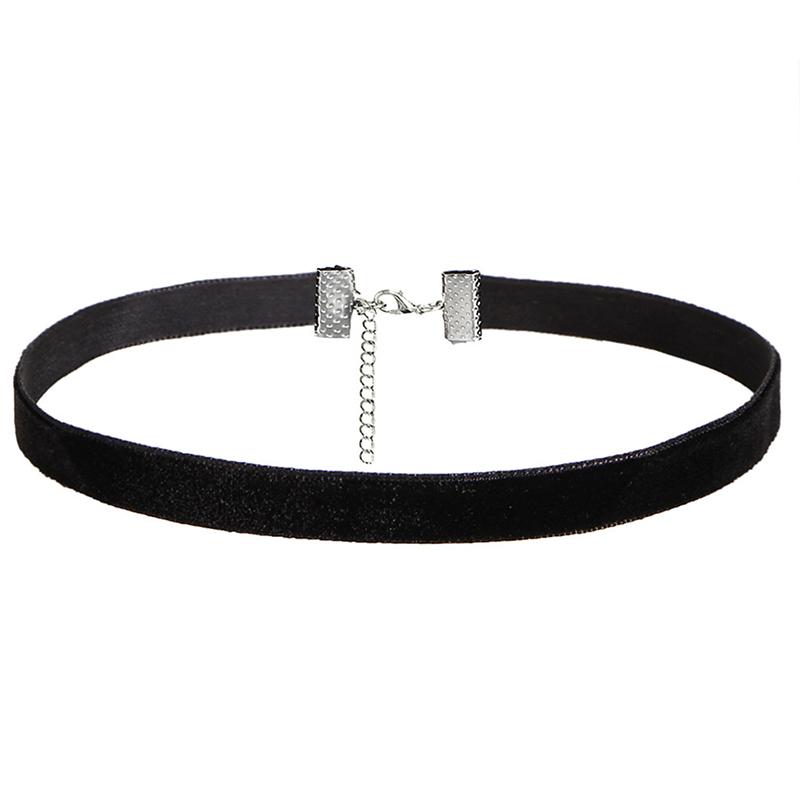 Ожерелье-чокер из эластичного бархата, классическое готическое кружевное ожерелье с татуировками