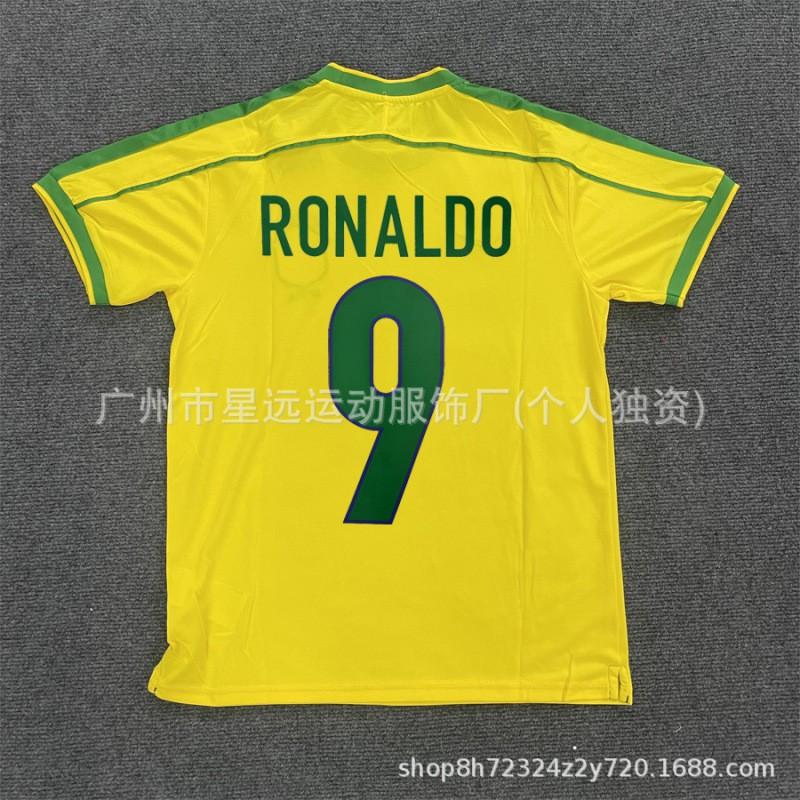 Retro Soccer Jersey T-Shirt 2006 Brazil England Argentina World Cup Fan Wear Men Women Unisex