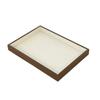 Multi-Compartment Wooden Jewelry Display Tray Velvet Lining Pendant Display Plate  Show Case Props