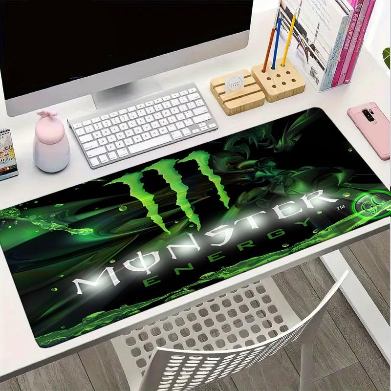 Коврик для мыши Monster Energy, Игровой коврик для мыши, Клавиатурный коврик, Декор для рабочего стола для компьютера ноутбука, Подарок для фаната, Подарок на день рождения