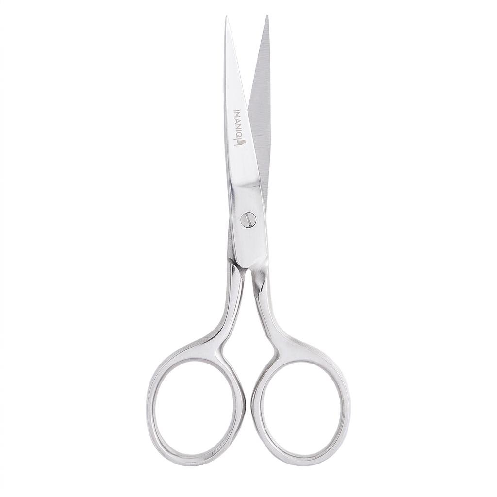 Nail Cuticle Scissors Straight Blades Cosmetic Manicure Pedicure Steel Spa Salon Silver