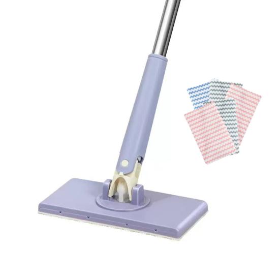 Мини-швабра с поворотной головкой, ручка пуш-пул без помощи рук, для труднодоступных углов, под мебель, швабра для небольших помещений, инструмент для уборки дома