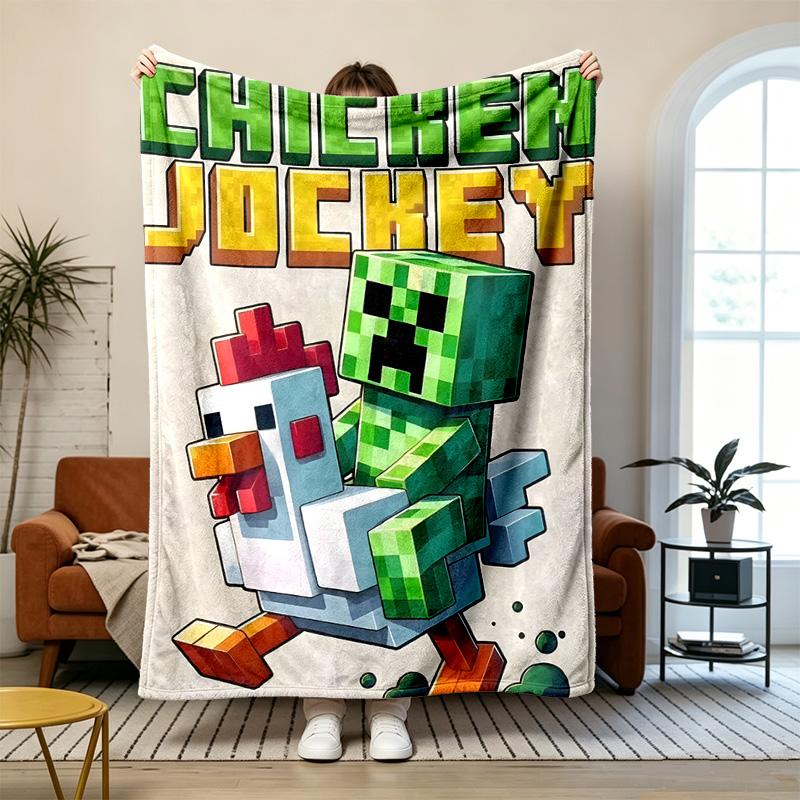 Creeper Explosion Soft and comfortable flannel Suitable for sofas living rooms outdoor camping travel and also makes a great anniversary gift