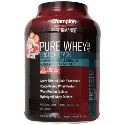 Pure Whey Plus Protein, Клубничное мороженое, 4,8 фунта