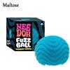Needoh Maltose Fuzzy Spiky Fuzz Ball Complete Set Soft Squishy Rebound Portable Stress Anxiety Relief Toy Hand Squeeze Play With