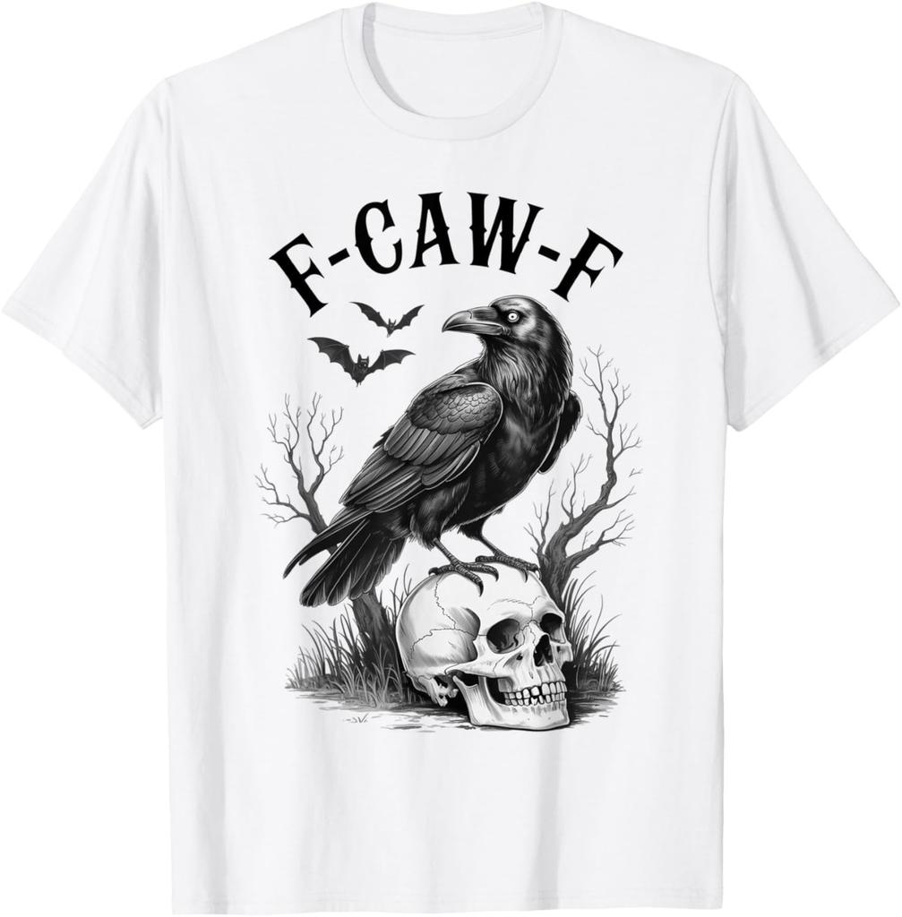 F-Caw-F Funny Black Bird F Caw F Crow Women Men T-Shirt Mens Womens Tees Top unisex T-Shirt Mens Womens Tees Top