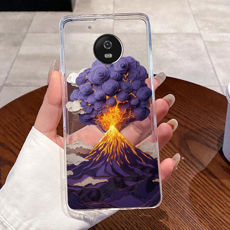 Case For Motorola Moto G5/Moto G5 Plus/Moto X 2017/Moto G5S/Moto G5S Plus Clear Silicone Soft TPU Cover Cute Cat Protective Case