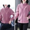 Флисовая куртка Polar Fleece Женская повседневная куртка Свитер Флис Теплый Утепленный Плюс Флис Свитер