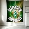 Werder Bremen Pattern Wall Tapestry Aesthetic Wall Hanging Printed Fabric Blanket Decorative Tapestries for Bedroom Living Room Home Decor