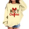 Children's Fashionable Casual Long-sleeved Loose Christmas Print Pullover Sweatshirt