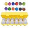 Plastic Sports Egg Carton Toys Cute Matching Smart Eggs Toy  Kindergarten Babies
