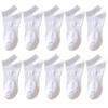 Fashion Black White Grey Men Boat Socks Japanese Harajuku Comfortable Soft Cotton Socks Summer Sweat-absorbing Male Ankle Sock