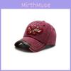 Stylish Korean Version Cotton Baseball Cap With Embroidered Eagle For Unisex Sun Protection
