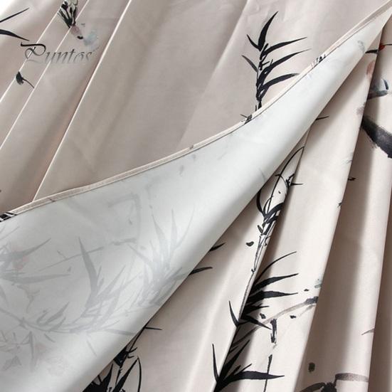 Chinese Style Women Maxi Skirt High Waist Vintage Skirt Elegant Flower Bird Print Hanfu Skirt Pleated Lace-up Horse Face Skirt