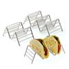 Food Display Stainless Steel Kitchen Restaurant Stand Tray Taco Holder Kitchen Tools Pizza Rack