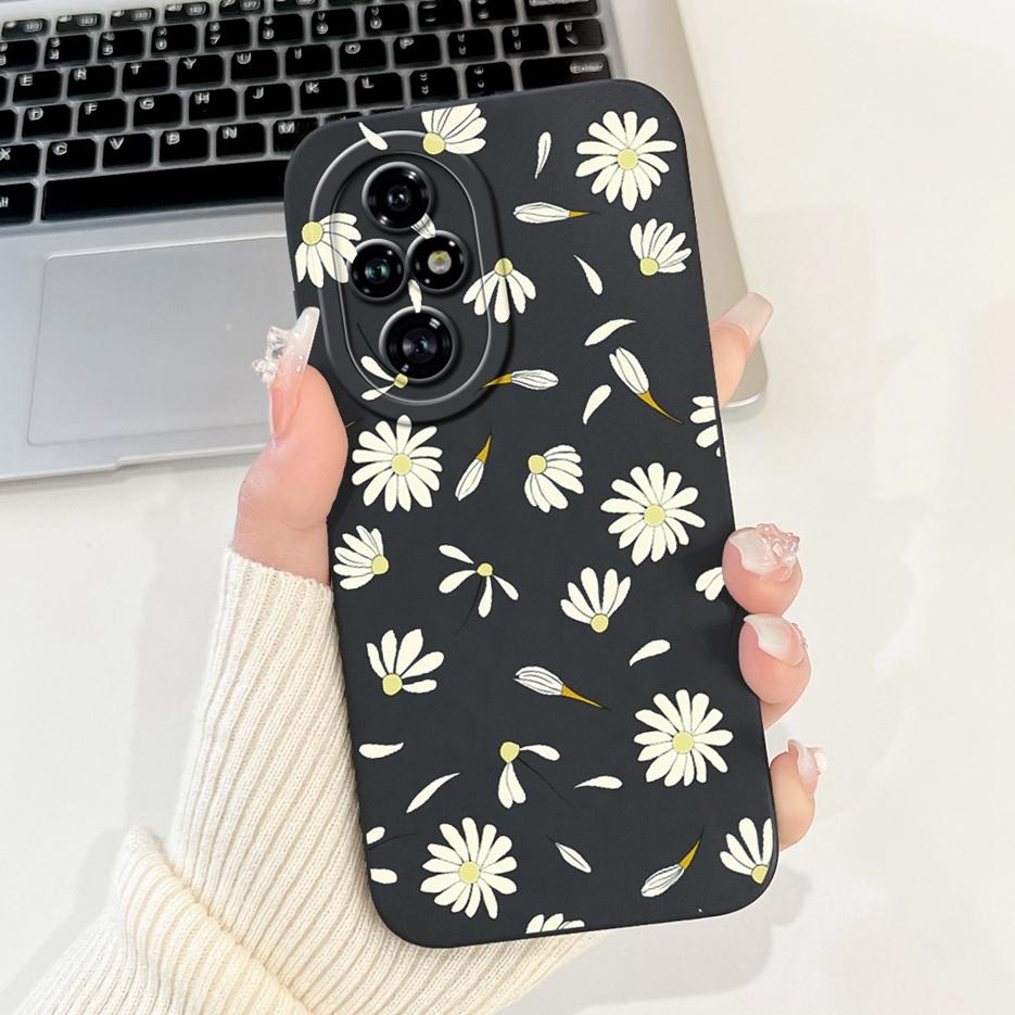 Чехол для Honor 200 Pro Стильный чехол с конфетным рисунком Полная защита камеры Чехол для телефона Для Honor 200 Lite Honor200 Smart Мягкие чехлы