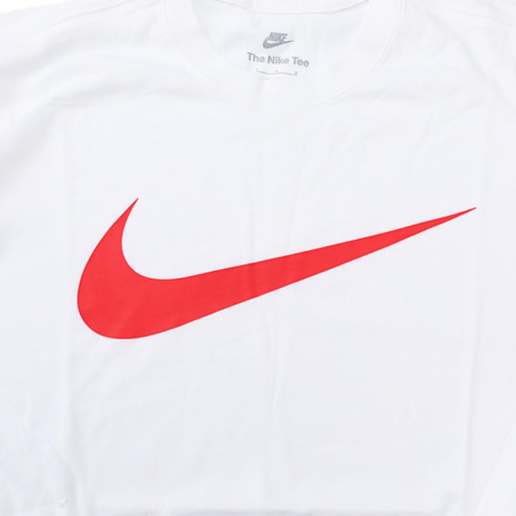 Nike T Shirts Men's White Crew Neck Moderate Straight Fit DZ2988-100
